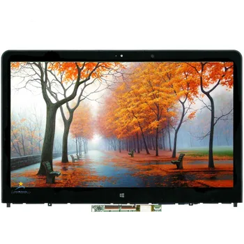 00HT563 Orijinal Yeni Tam Lenovo Thinkpad Yoga 14 / Yoga 14 (20DM004VUS) FHD LCD LED dokunmatik ekranlı sayısallaştırıcı grup Çerçeve