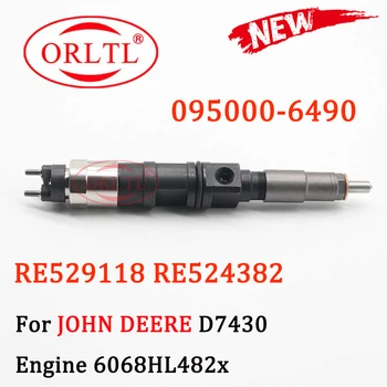 095000-6490 yüksek basınçlı enjektör Meslek 095000-6491 RE529118 RE524382 Denso JOHN DEERE için D7430 Motor 6068HL482