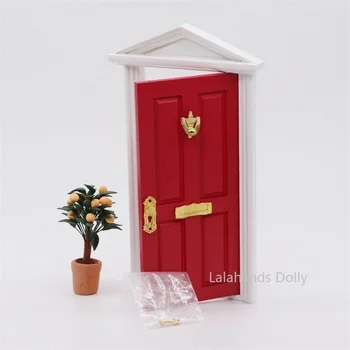 1:12 Dollhouse Mini Zarif bahçe kapısı (Açık olabilir) Sahne Modeli Dollhouse Mobilya Dekoratif Aksesuarları
