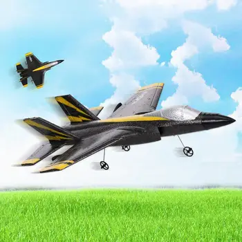 1 Takım Kompakt RC Fighter Simülasyon Çarpışma Dayanıklı Uzaktan Kumanda Planör Sabit Kanatlı Uçak Oyuncak Eğlence