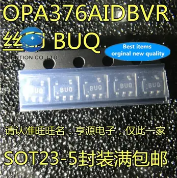 10 adet 100 % orijinal stokta yeni OPA376AIDBVR OPA376 serigrafi BUQ SOT23 - 5 operasyonel amplifikatör çip