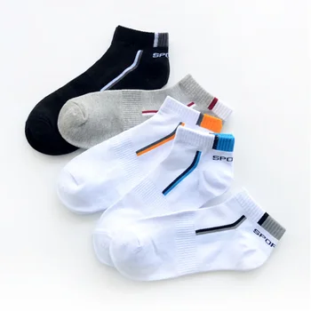 10 Adet = 5 çift / grup Erkek Çorap Örgü Nefes Kısa Rahat Çorap Yaz Pamuk spor çorapları Absorbe Ter Ayak Bileği Çorap Adam