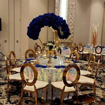 10 ADET Altın Kemer Standı Yol Kurşun Düğün Masa Centerpiece çiçek rafı Olay Parti Dekorasyon İçin