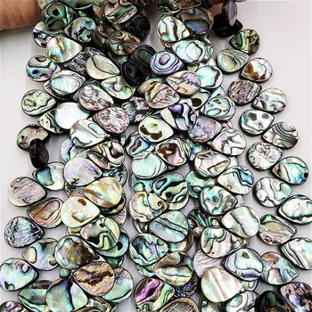 10 adet Doğal Abalone Kabuk dağınık boncuklar 10~18mm Damla şeklinde Boncuklu Takılar Kadınlar Takı Yapımı diy bilezik Kolye Aksesuarları