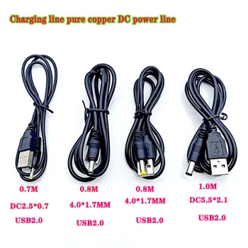 10 Adet / grup USB Bağlantı Noktası 2.0*0.6 mm 2.5 * 0.7 mm 3.5 * 1.35 mm 4.0 * 1.7 mm 5.5 * 2.1 mm 5V DC Varil Jack Güç Kablosu Konektörü