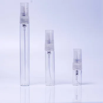 100 adet / grup Yeni 2ml 5ml 10ml Cam Sprey Şişesi Boş Atomizer Parfüm Mini Doldurulabilir Parfüm Atomizer Seyahat Parfüm Verstuiver