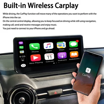 1920 * 720 Araba Autoradio 128GB Ekran Multimedya Video Oynatıcı Mazda CX3 2015 CX - 3 Mazda 2 2014-2020 Android 12 CarPlay Radyo