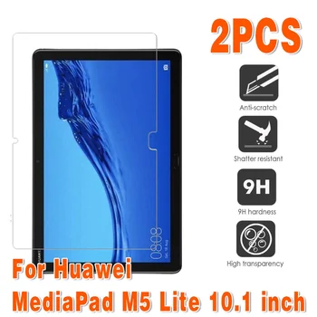 2 Adet Temperli Cam Huawei Mediapad M5 Lite 10 10.1 İnç Tablet Tam Ekran Cam koruyucu film için BAH2-W09/L09/W19