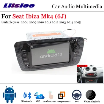 2 Din Android 10 Araba Medya Radyo Seat Ibiza 2008-2015 İçin Stereo DVD GPS Navigasyon Ekran Ses Multimedya Oynatıcı
