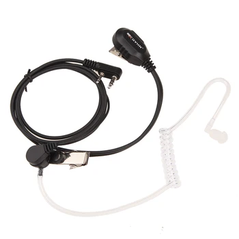 2 Pin Gizli Akustik Tüp Kulaklık Kulaklık Mikrofon Baofeng Kenwood UV-5R Radyolar Mikrofon Kulaklık Kulaklık Kulaklık Kulaklık