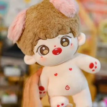 20 cm pamuk bebek bebek yağ vücut Wang Yibo çıplak bebek sevimli Yıldız Bebek Sevimli Dolması Anime Figürü Çocuk Oyuncakları YiBo Hayranları Koleksiyonu Hediye