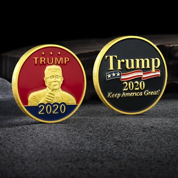 2020 ABD Başkanlık Trump Seçim Altın Sikke hatıra parası Mücadelesi Coin Paraları Koleksiyon
