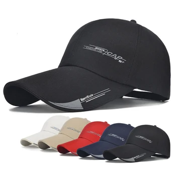 2021 Spor Kap Erkek Şapka Balık Açık Moda Hattı beyzbol şapkası Uzun Vizör Ağız Gölge güneş şapkası Kemik