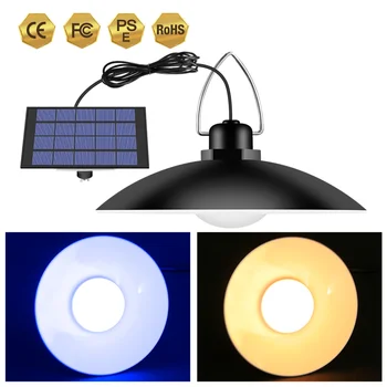 2021New güneş bahçe ışıkları LED akıllı ışık kontrolü avize IP65 açık su geçirmez sensör lambası avlu süslemeleri