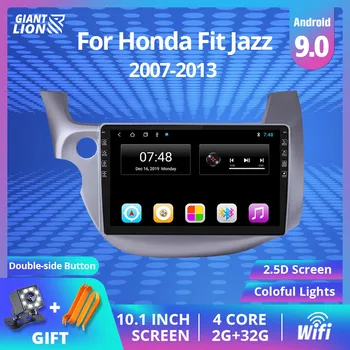 2DİN Android 9.0 Araba Radyo Honda Fıt Caz 2007-2013 İçin Araba Multimedya Ana Ünite GPS Radyo Stereo Gps Navigasyon 2DİN DVD oynatıcı