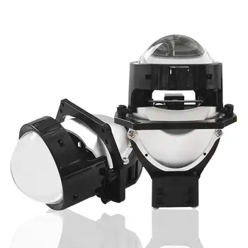3 İnç Bi LED projektör 100W 30000lm ışık Otomotiv Lensler lazer ışıkları Far Tuning Hella 3R G5 Lens LED Braketi