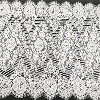 (3 Metre / grup) 51cm Beyaz Kirpik İç Çamaşırı Dantel Kumaş Dekorasyon Aşk düğün elbisesi Aksesuarları El Yapımı DIY Şerit