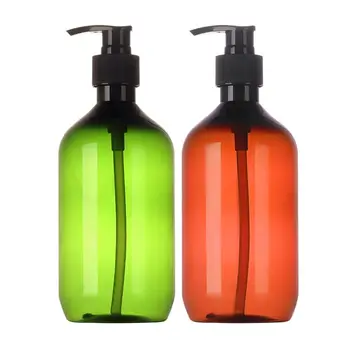 300/500ML Seyahat duş şampuanı Jel Losyon Kozmetik Sabunluk Doldurulabilir Boş Konteyner Köpük pompa şişesi