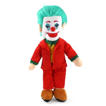 37cm Yeni Film Karikatür Joker Doldurulmuş Hayvanlar Anime Peluş Sevimli Oda Décor Cosas Kawaii peluş oyuncaklar Çocuklar İçin Noel Hediyeleri
