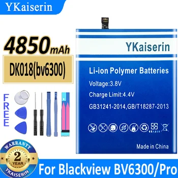 4850mAh YKaiserin Yedek Pil DK018 (bv6300) Blackview BV6300 Pro BV6300Pro Bateria