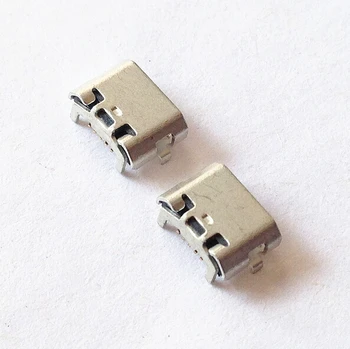 50 adet/grup mikro 5P USB jack soketli konnektör kuyruk şarj veri portu, DIP htc