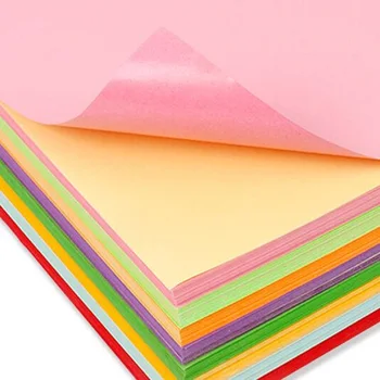 50 Yaprak A4 renkli çıkartmalar Kağıt Lazer Mürekkep Püskürtmeli Yazıcı Fotokopi kraft el işi kağıdı Renkli Kendinden Yapışkanlı Etiket Mat Yüzey Kağıdı