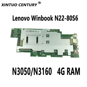 5B20L08676 5B20L76088 Lenovo winbook için N22 N22-80S6 Laptop anakart 1502B-01-01 ile N3050 / N3160 CPU 4G RAM 100 % test
