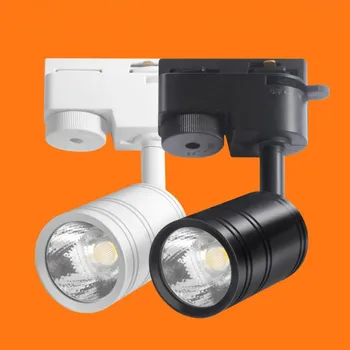 6 adet / grup 10W kısılabilir yuvarlak LED ray lambası Spot Duvar Lambası Spot Takip AC110V / 240V yenilik ışık