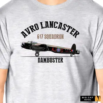 617 Filo Avro Lancaster Uçak Tişörtü. Yaz Pamuk Kısa Kollu O-Boyun Erkek T Shirt Yeni S-3XL