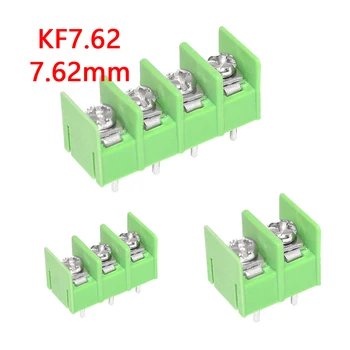 7.62 mm KF7. 62-2P 3 P 4 P MG 762-2 P 3 P 4 P Pin eklenebilir Vida Terminal Bloğu Bağlayıcı Yeşil 7.62 mm Pitch