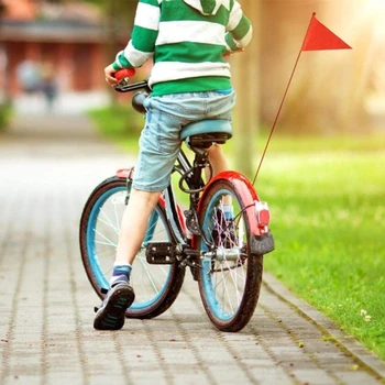 900C çocuk bisikleti Bayrağı Güvenlik bisiklet flama Bayrağı Erkek Ve Kız Bisiklet