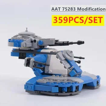 AAT 75283 Modifikasyonu Uzay Zırhlı Saldırı Tankı Buildmoc Model MOC-53017 Yapı Taşları DIY Tuğla Çocuk Oyuncakları Hediyeler Noel