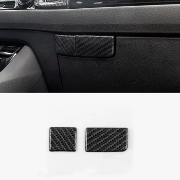 ABS Krom Karbon Fiber Stil Stil Fit Skoda Kodiaq 2016 İçin 2017 2018 Aksesuarları Copilotu havasız ortam kabini Anahtarı Kapağı