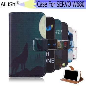AiLiShi SERVO W680 Kılıf Özel Telefon W680 SERVO Deri Kılıf Kapak Kredi kartlıklı cüzdan 6 Renkler