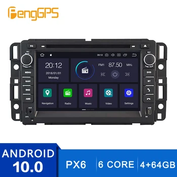Android 10.0 Dokunmatik Ekran Hummer H2 2008-2011 GPS Navigasyon Multimedya Ana Ünite CD DVD Oynatıcı Ayna Bağlantı PX6 Stereo 4 + 64G