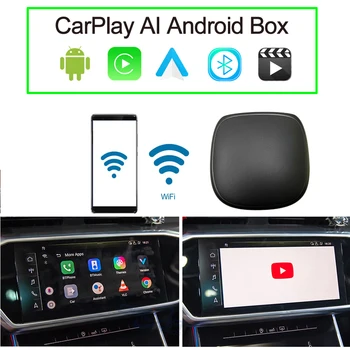 Android9 AI CarPlay Adaptörü Araba Mirrorlink Tucson Passat Yaris Corolla Accord Civic Golf Alfa Citroen Polo Kablosuz Ayna