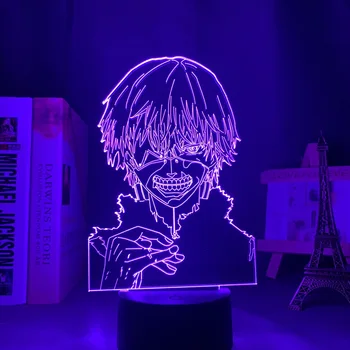 Anime 3d yatak odası için lamba Dekor Nightlight Serin doğum günü hediyesi Akrilik Led Gece Lambası