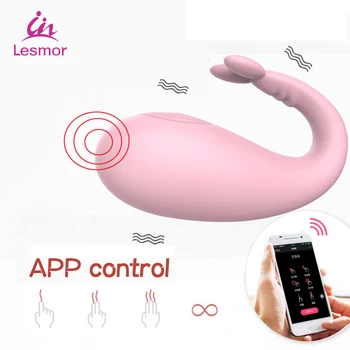APP Bluetooth Kablosuz Kontrol Yapay Penis Vibratörler Canavarlar Vajina Klitoris Stimülatörü G Noktası Titreşimli Yumurta Kadınlar İçin Seks Oyuncak Yetişkin Oyuncak