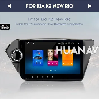 Araba Oto multimedya oynatıcı GPS navigasyon Kıa K2 Rıo Android 8.0 / Android 7.1 gps ünitesi hıçbır DVD oynatıcı
