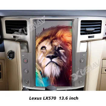 Araba Radyo çalar 13.6 inç lexus LX570 araba GPS navigasyon 2007 2008 2009 2010 2011 2012 2013 2014 2015 autoradio oyuncu