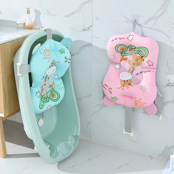 Bebek Banyo Pedi Bebek Duş Küvet Pedi Kaymaz banyo paspası Yenidoğan Güvenlik Banyo Desteği Yastık Yumuşak Yastık