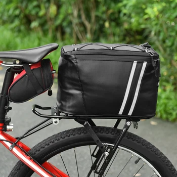 Bisiklet Çantası Su Geçirmez Bisiklet Raf çantası ısı Yalıtım Bölmesi ile Bisiklet Çantası bisiklet Bagaj Çantası Bisiklet Paketi