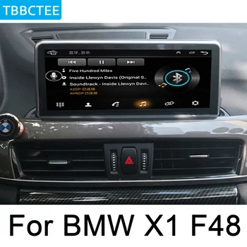 BMW için X1 F48 2018~2019 EVO Araba Ses Android GPS Navigasyon WiFi 3G 4G Multimedya oynatıcı Bluetooth 1080P HD Ekran