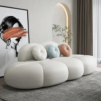 Bulut kanepe İtalyan minimalizm kaşmir yaratıcılık ışık savurganlık modern basit eğlence özel şekilli tasarımcı kişilik