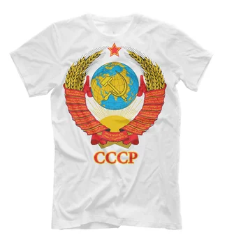 CCCP Erkekler YENİ t-shirt SSCB Sovyetler Birliği Retro Rusya Moskova harajuku T Shirt kısa Rahat O-Boyun Gömlek