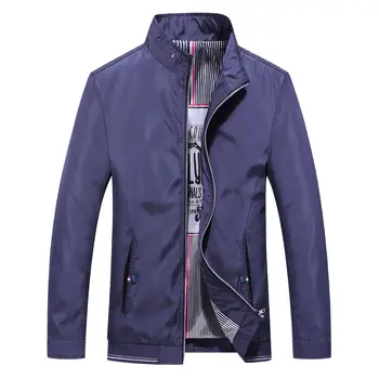Ceket erkek 2022 yeni gevşek standı yaka sonbahar ve kış orta yaşlı ve yaşlı ceketler iş rahat ceket