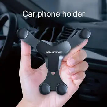Cep telefonu Braketi Yerçekimi Cep Telefonu Tutucu ABS İstikrarlı Kompakt Araba Dashboard Klip Telefon Cradle