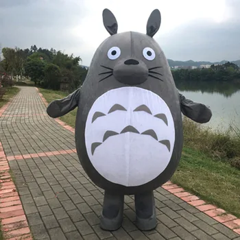 Cosplay Komşum Totoro çizgi film karakteri kostüm Maskot Kostüm Reklam Kostüm süslü elbise Parti Hayvan karnaval Sahne