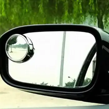 Dikiz Aynası 1 Çift Araba Ayarlanabilir Dikiz Kör Nokta Yan Dikiz Dışbükey Geniş Açılı ayna