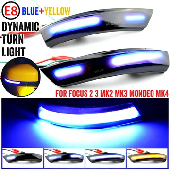 Dinamik Dönüş sinyal ışığı Akan Su Flaşör Ford Focus 2 İçin MK2 Odak 3 MK3 3.5 Mondeo MK4 yanıp sönen ışık